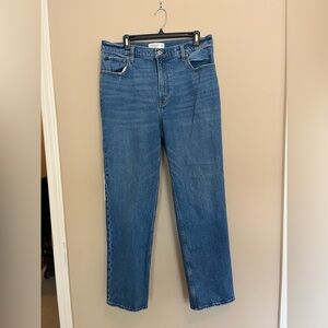 Abercrombie & Fitch Women's High Rise Jeans - Blue